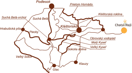 mapa chatavraji